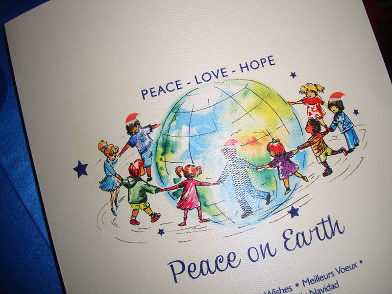 Felicitare Craciun Peace on Earth - poza 3